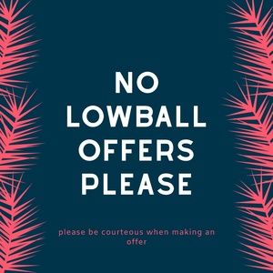 ❌Lowballers will be counteroffered or declined❌